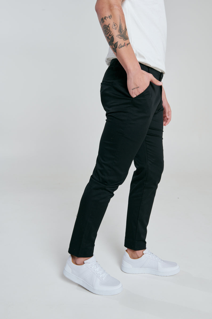STERLING Black Chino Pant