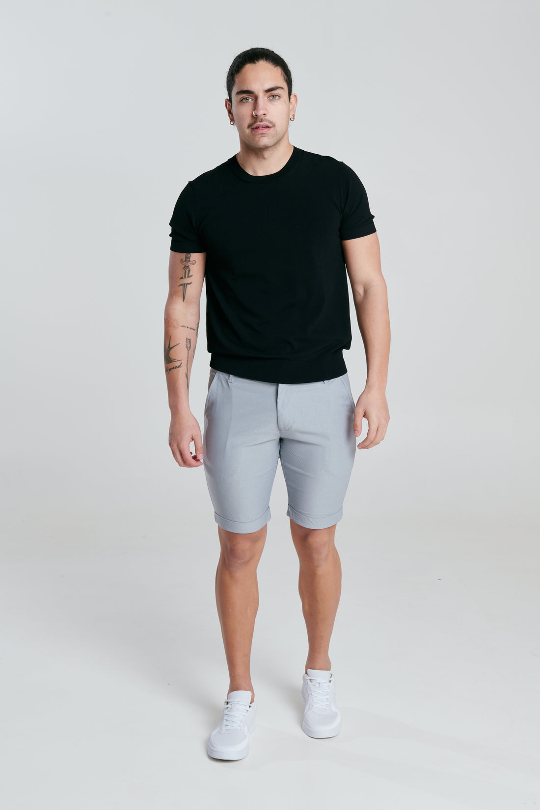 CARDIFF Grey Pant Short