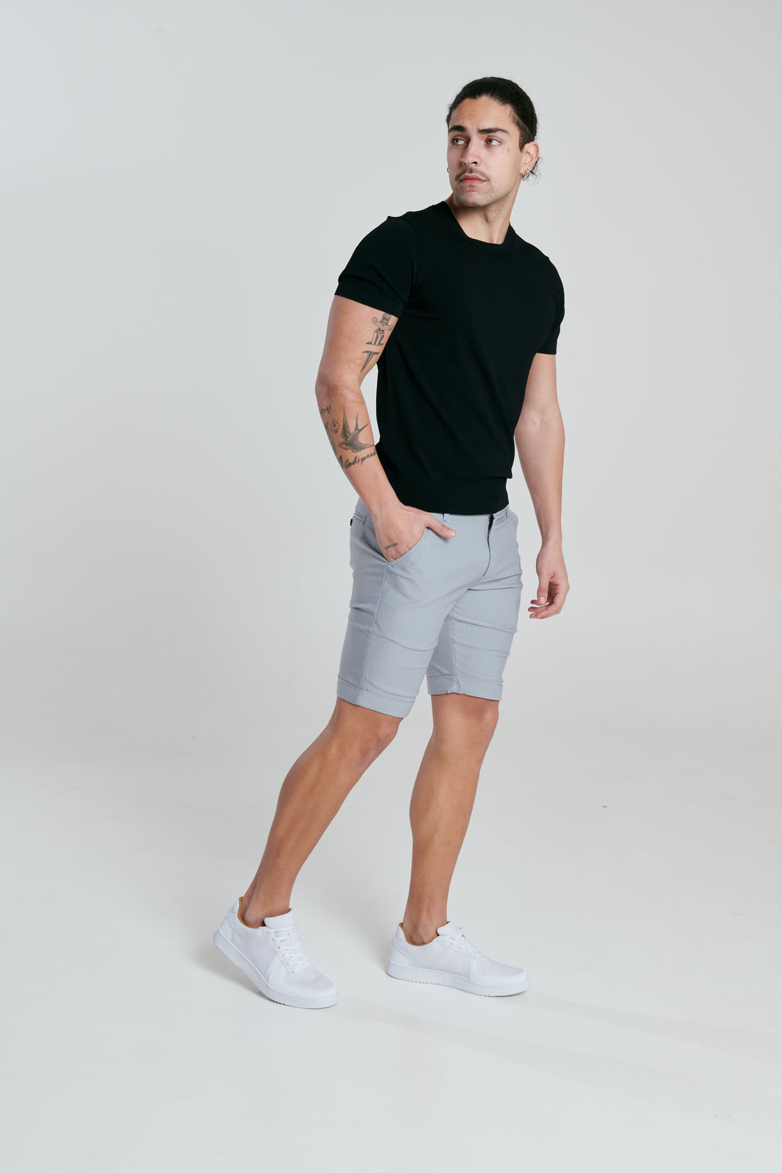 CARDIFF Grey Pant Short