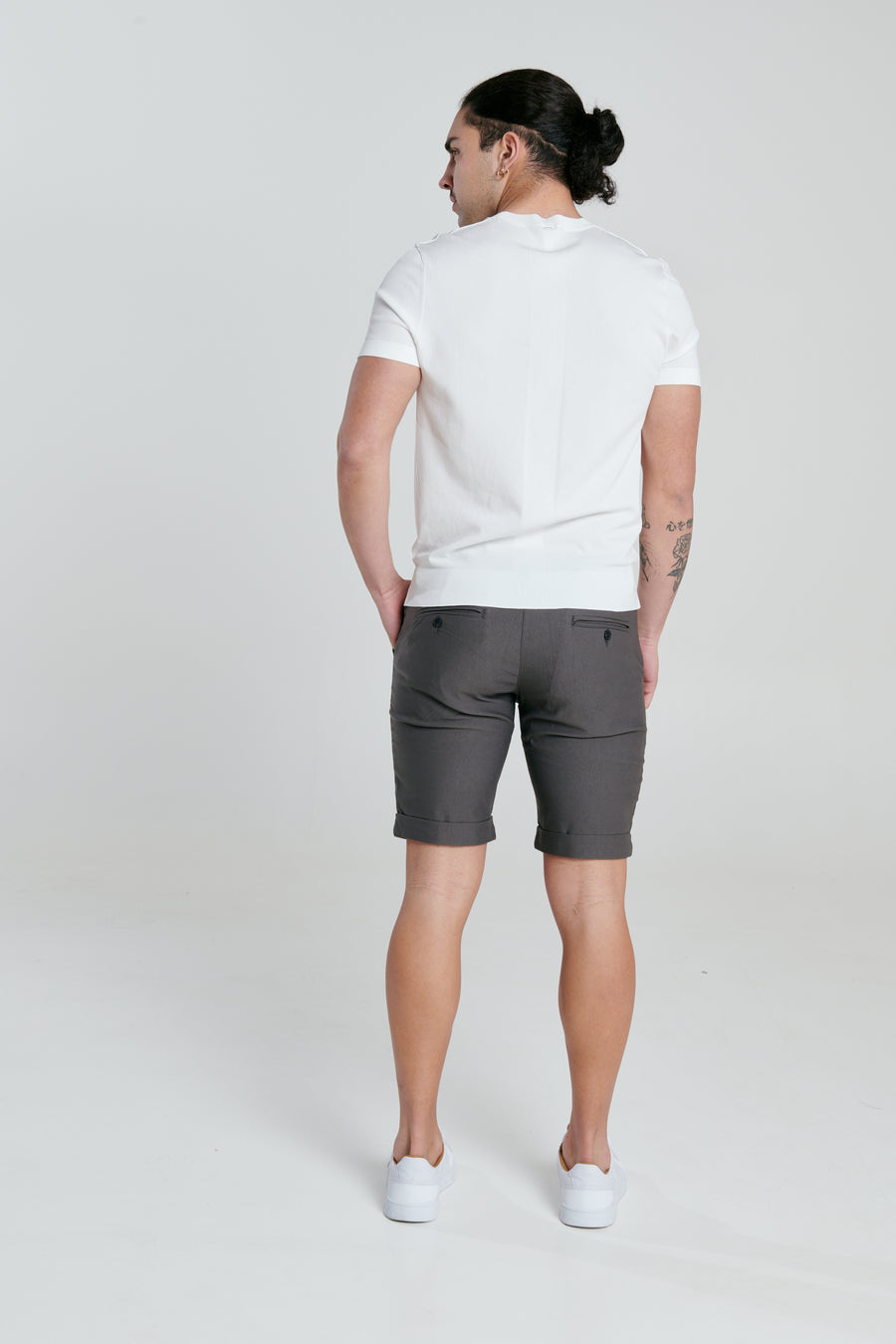 YORK Grey Pant Short