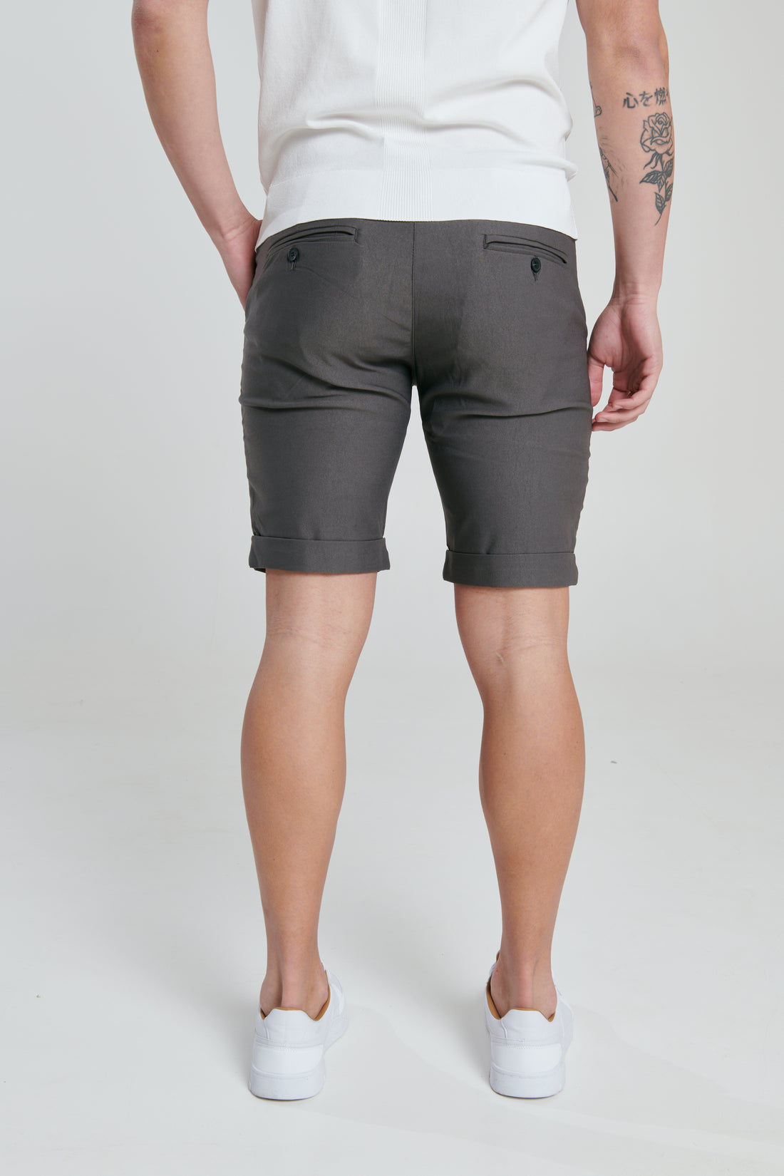 YORK Grey Pant Short
