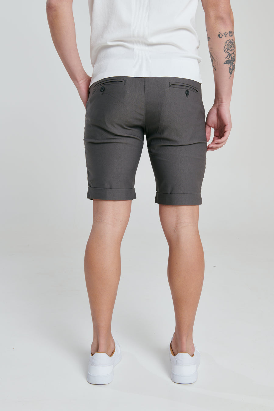 YORK Grey Pant Short