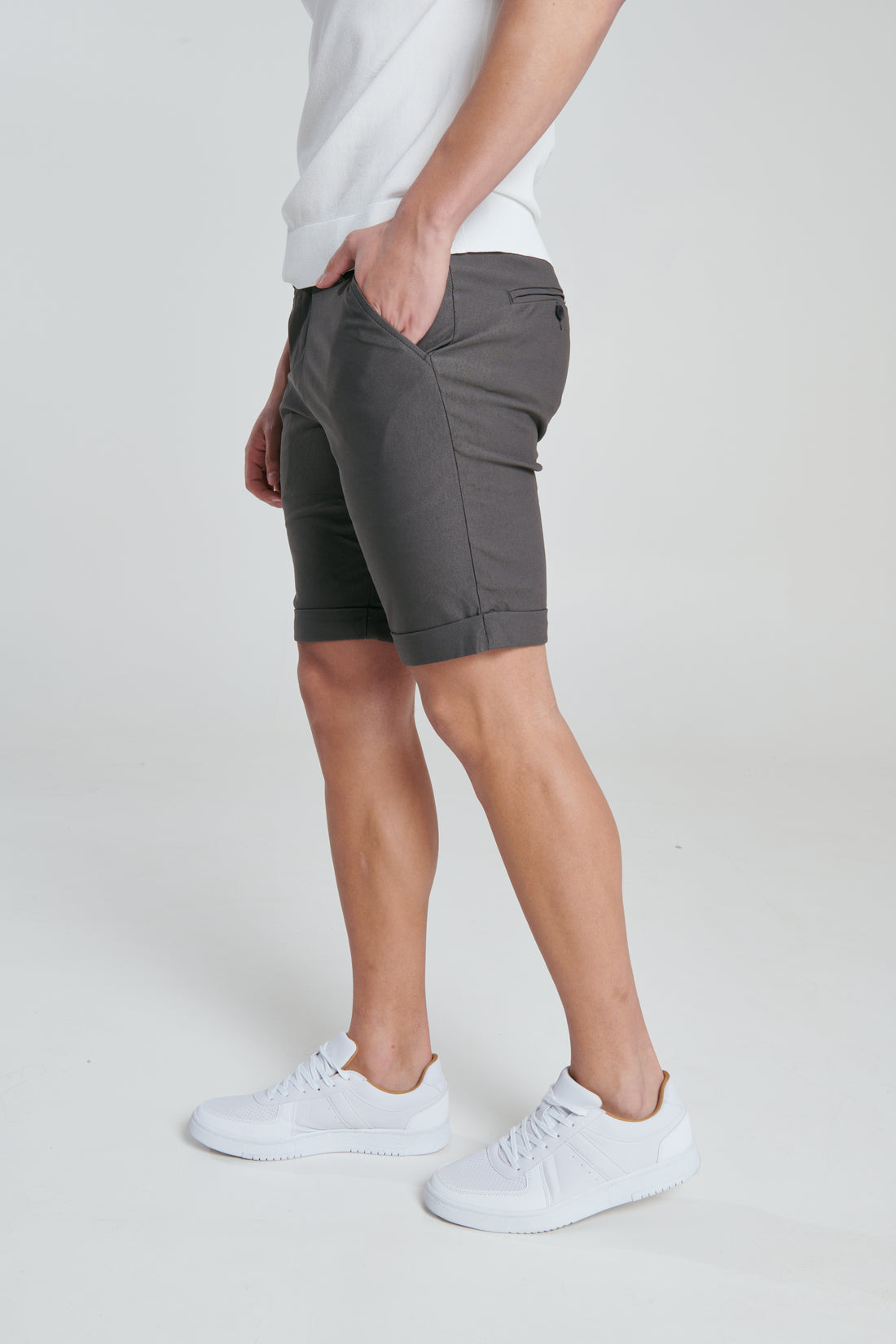 YORK Grey Pant Short