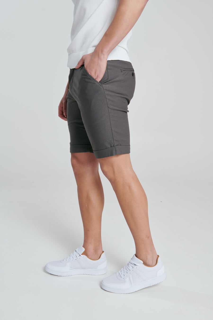 YORK Grey Pant Short