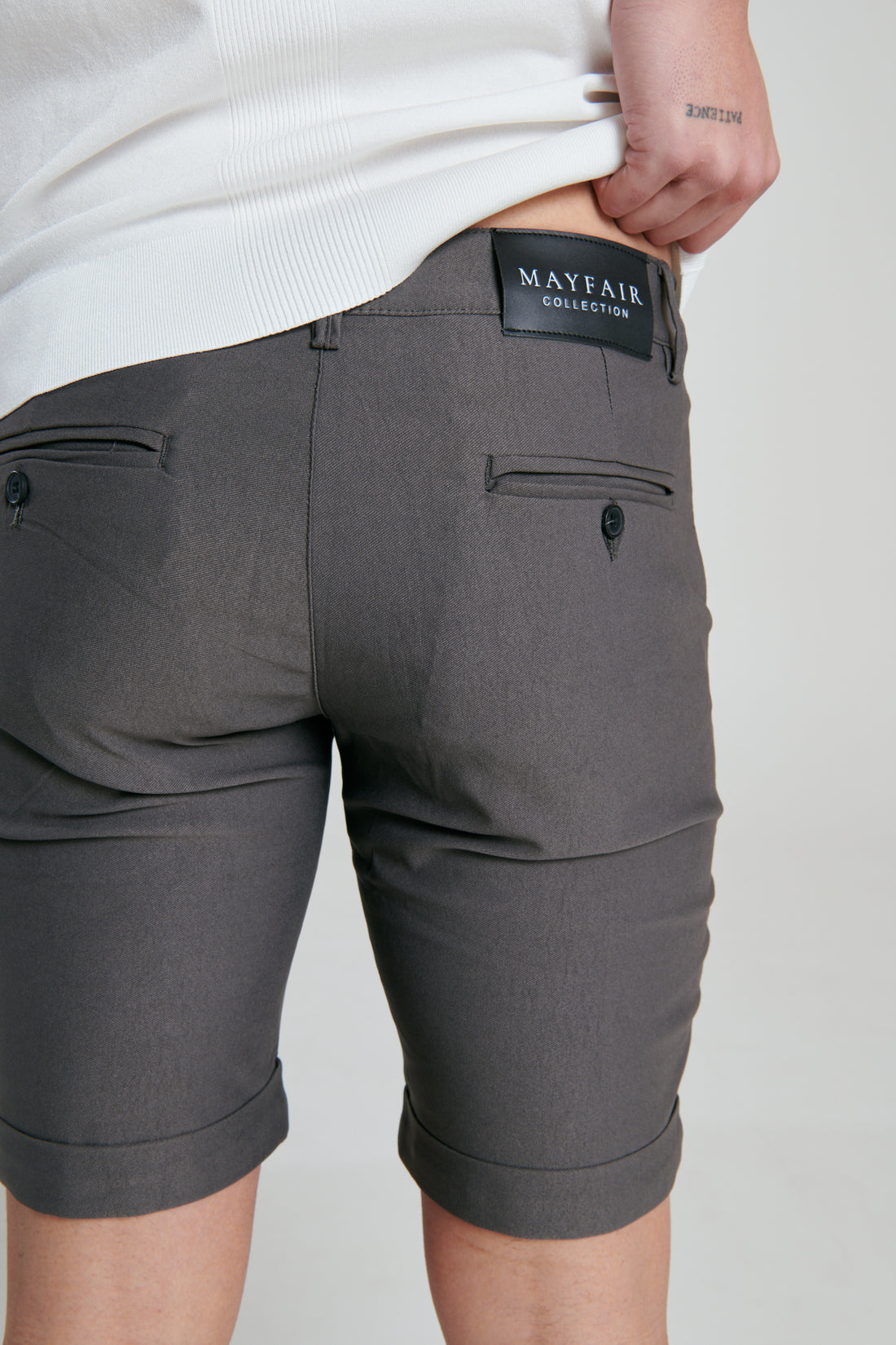 YORK Grey Pant Short