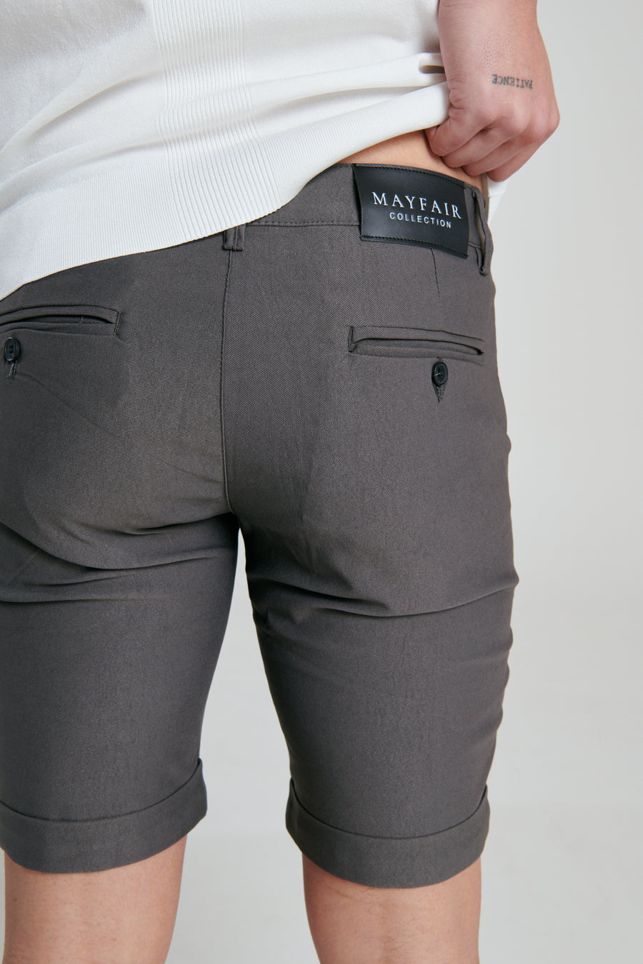 YORK Grey Pant Short