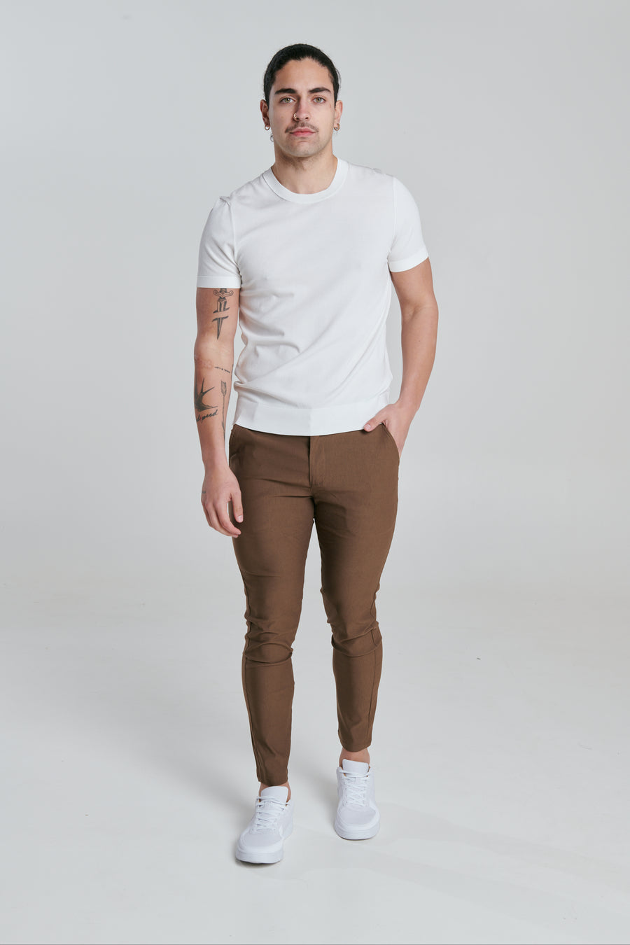 STERLING Brown Slim Pant