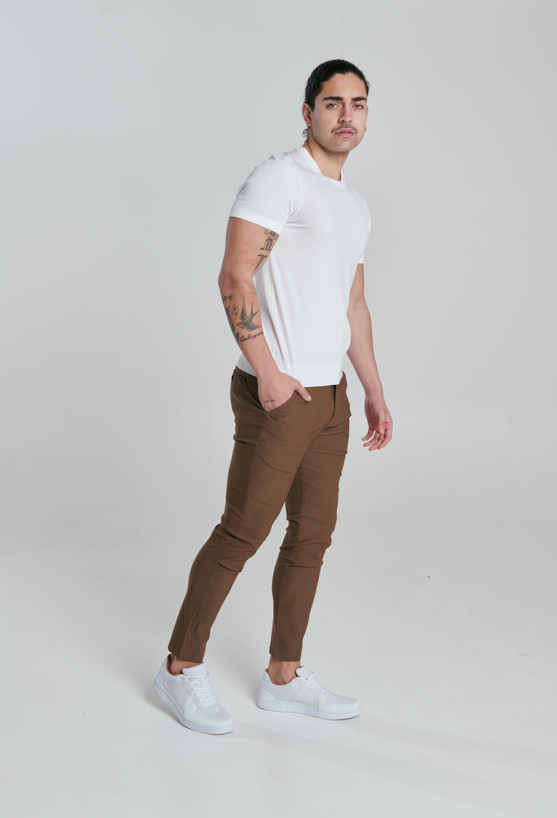 STERLING Brown Slim Pant