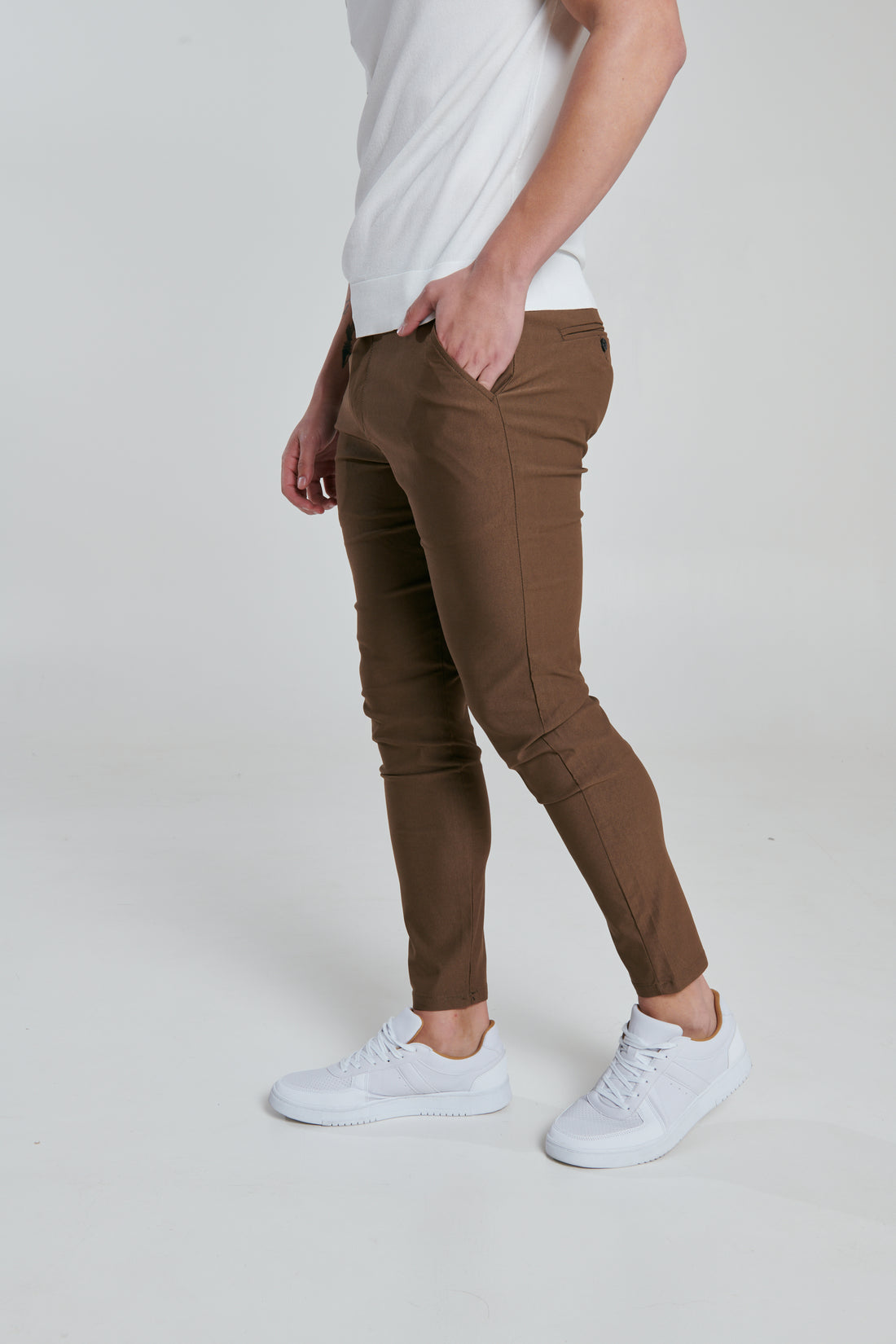 STERLING Brown Slim Pant