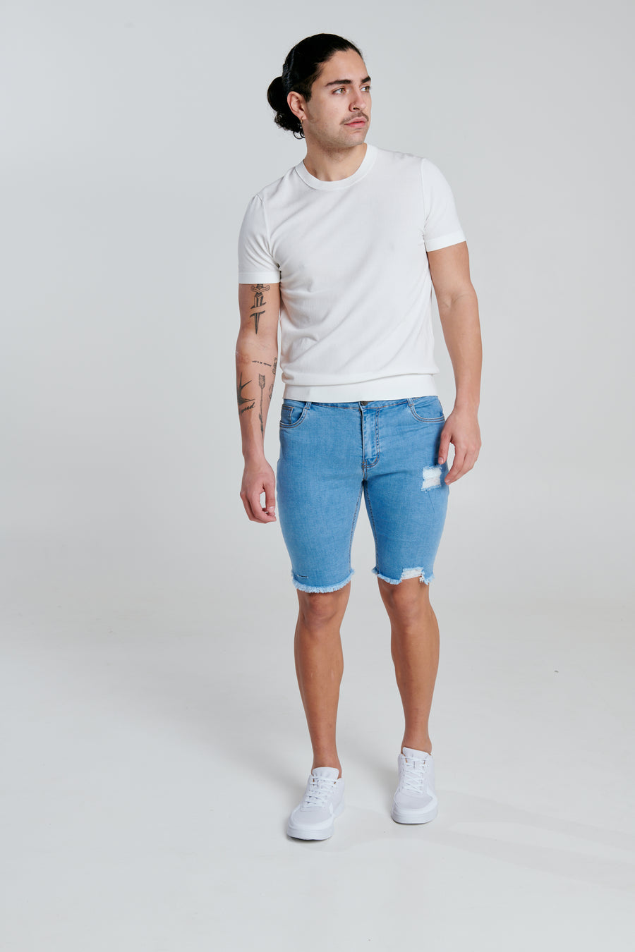 LUTON Short ( Distressed Hem )
