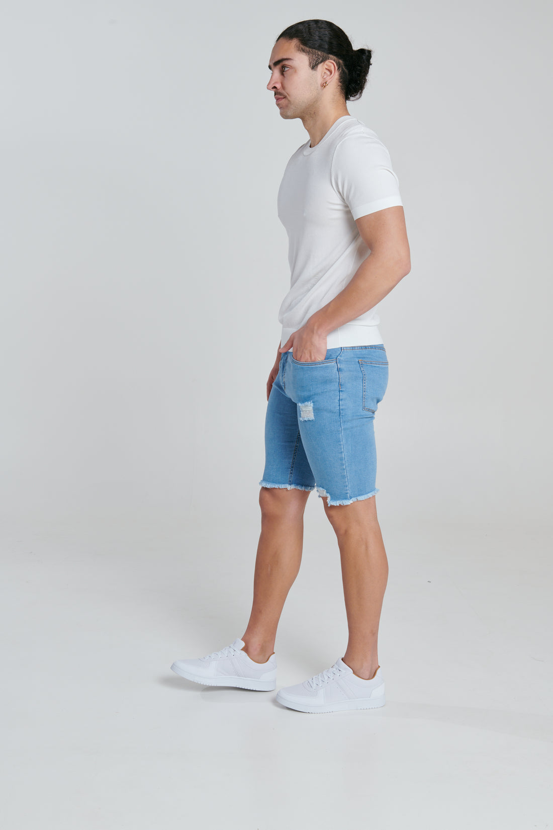 LUTON Short ( Distressed Hem )