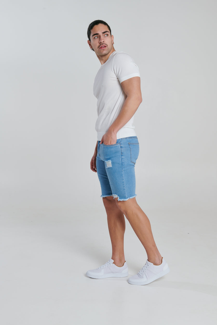 LUTON Short ( Distressed Hem )