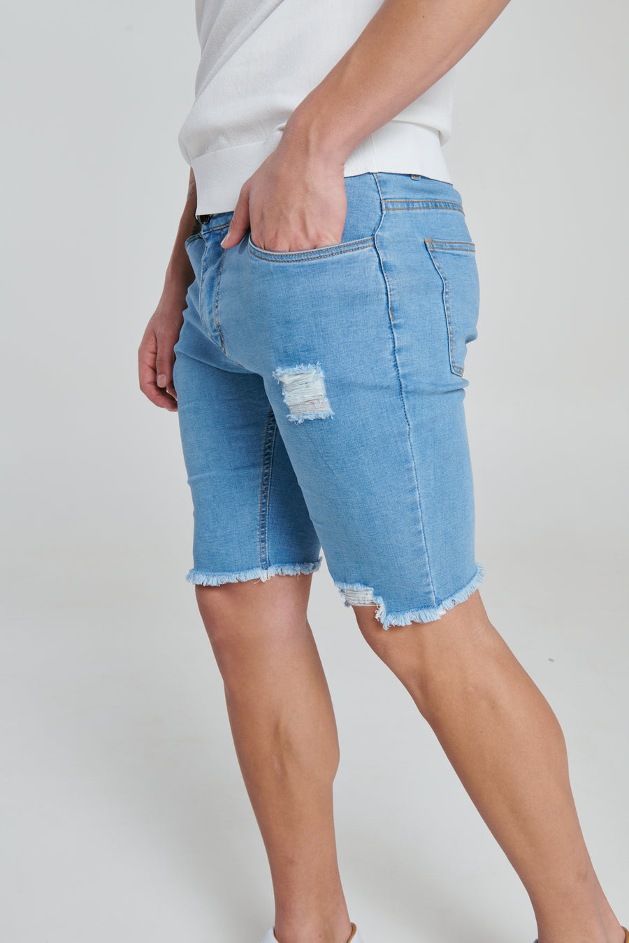 LUTON Short ( Distressed Hem )
